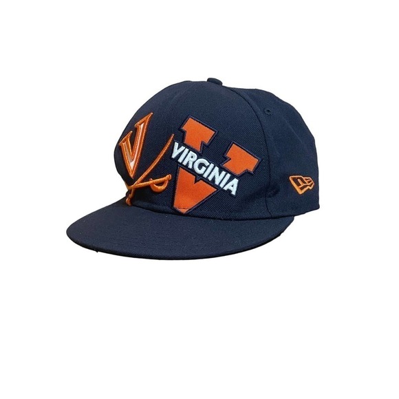 UVA New Era baseball hat. University of Virginia. Logo. Size 7 1/8 - Picture 1 of 4